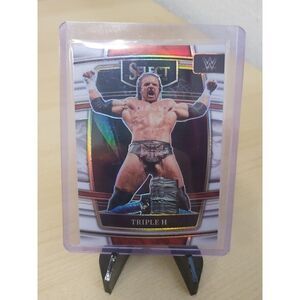 2022 PANINI SELECT WWE TRIPLE H CONCOURSE WHITE PRIZM /99